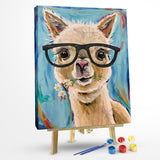 Paint by Numbers Kit – Alpaca Glasses