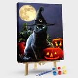 Paint by Numbers Kit -Black Cat