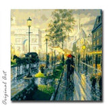 Paris Champs Elysees DIY Paint By Numbers Kit