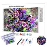 BUTTERFLY EXPLOSION - DIY PAINTING BY NUMBERS KIT