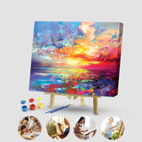 Paint by Numbers Kit-Fire Cloud