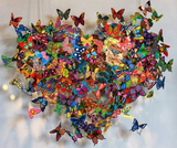 Butterfly Heart DIY Paint By Numbers Kit