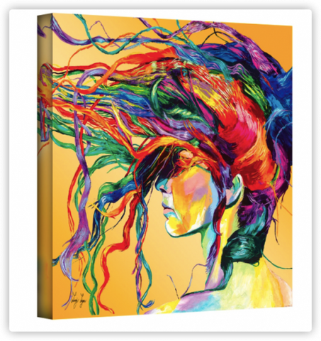 Colorful girl-DIY PAINTING BY NUMBERS KIT