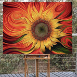 Acrylic Sunflower – DIY Paint By Numbers Kits