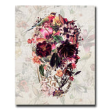 Paint by Numbers Kit – Flowering skull