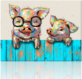 Paint by Numbers Kit-Happy Pig