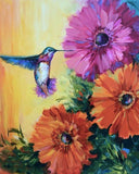 Paint by Numbers Kit-Colourful Bird3