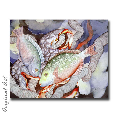 Paint by Numbers Kit-two fish