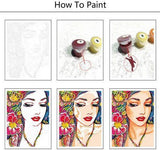 Paint by Numbers – Rainbow butterfly