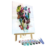 Butterflies - DIY PAINTING BY NUMBERS KIT