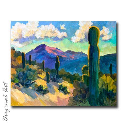 Late Afternoon Tucson- Ideaher Paint By Numbers Kit