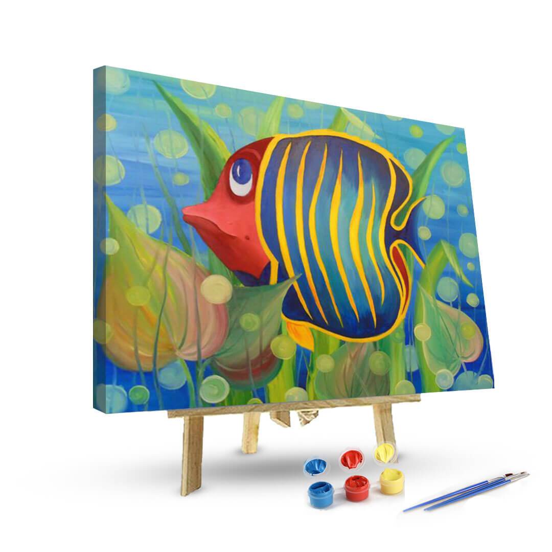 Paint by Numbers Kit-Fish