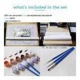 Paint by Numbers Kit-Colour the rabbit