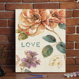 LOVE, FAITH, FAMILY, HOPE- DIY PAINTING BY NUMBERS KIT