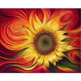 Acrylic Sunflower – DIY Paint By Numbers Kits