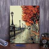 Romantic Love Autumn-Adults And Kids DIY Oil Painting