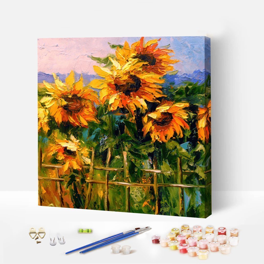 Paint by Numbers Kit – Wild Sunflower